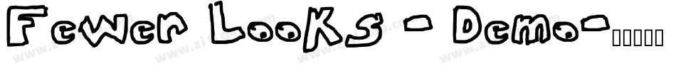 Fewer Looks - Demo字体转换